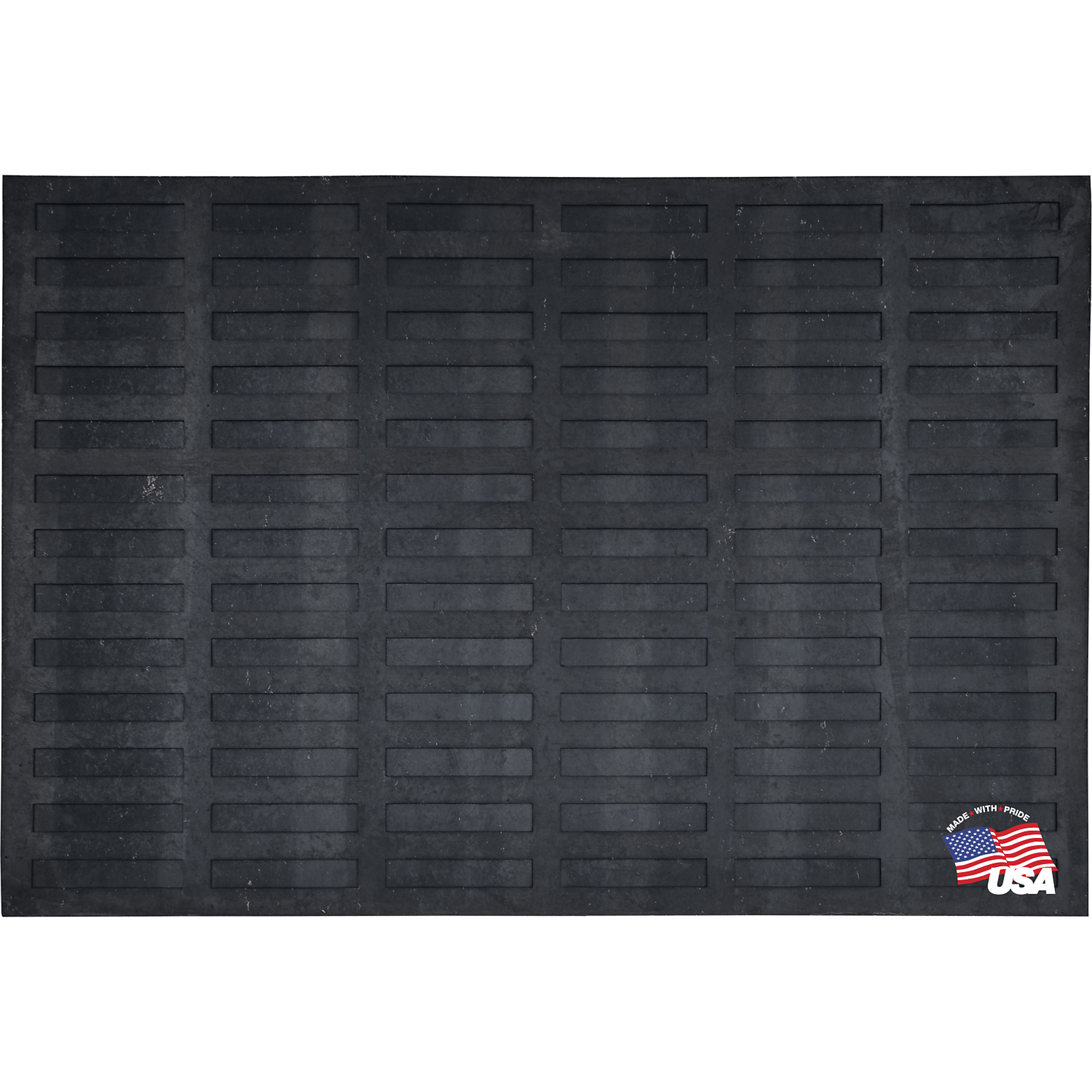 Boomerang Rubber, 5ft. X 7ft. X 1/2in. Rubber Horse Stable Stall Mat, Model# CM5X7